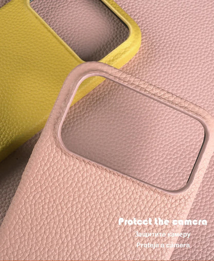 Luxury Magnetic Genuine Leather Case For iphone 17 Pro Max 16 15 14 13 12 11 for Magsafe Full Covered Phone Cases Back Cover