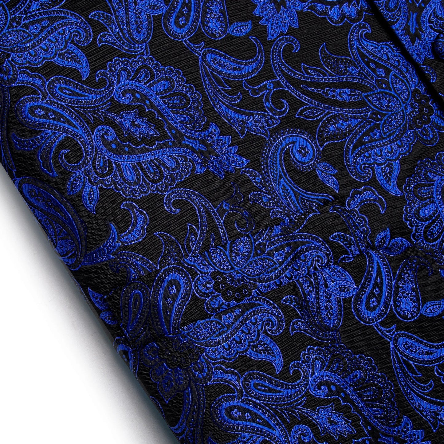 Mens Royal Blue Red Bronwn Orange Vest Tie Hanky Cufflinks Set Paisley Waistcoat Sleeveless for Male Wedding Busniess