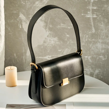 Cowhide Women's Bag 2024 New Genuine Leather Fashion Women Shoulder Bags High Quality Luxury Female Crossbody Bag 2126