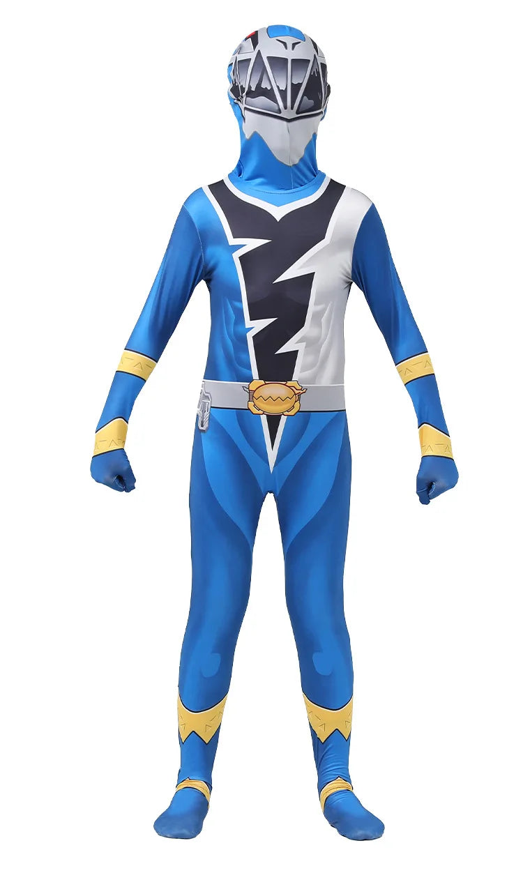 Anime Fancy Adult Kids Ranger Kishiryu Sentai Ryusoulger Cosplay Costume Jumpsuit Halloween Party Role Play Child Men Clothes