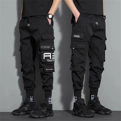 Fashion Multiple Models New Multi Pocket Drawstring Pants Men's Casual Cargo Pants Summer Outdoor Hip Hop Sweatpants Men Women