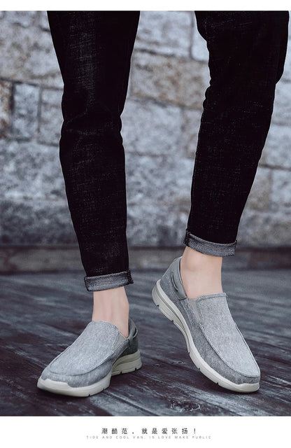 Loafers For Men Shoes Autumu New Men Canvas Shoes Classic Leisure Shoes Comfortable Breathable Sneakers For Men Loafers