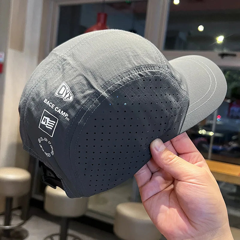 Summer Quick-drying Baseball Cap Women Thin Breathable Mesh Baseball Caps Men Outdoor Camping Leisure Sun Protection Hiking Hats