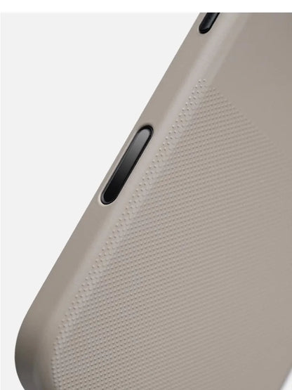جراب هاتف مغناطيسي مضاد للسقوط بنمط نقطي بملمس طبيعي لهاتف iPhone 17 Pro Max متوافق مع MagSafe مع غطاء حماية بزر التحكم بالكاميرا