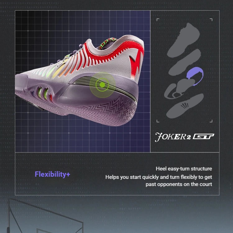 Joker 2 GT Men Basketball Shoes New Trendy Leather Breathable Shock-Absorbing Wear-resistant Male Sneakers 672611111
