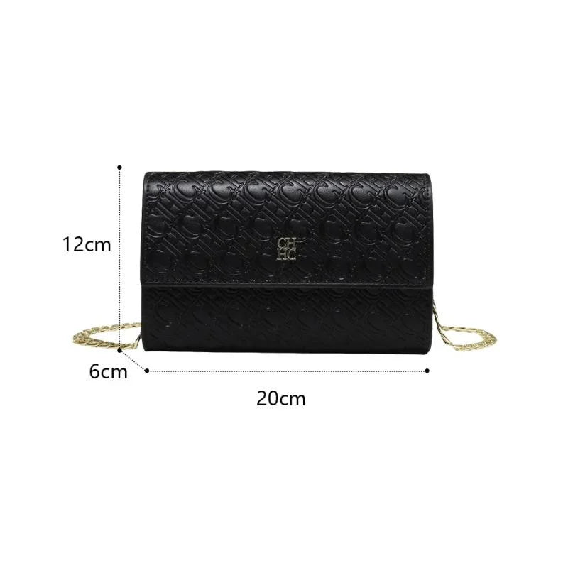 Fashion Women's Shoulder Bag with Letter Printing Design 2026 Festival Essential Versatile Women's Chain Bag