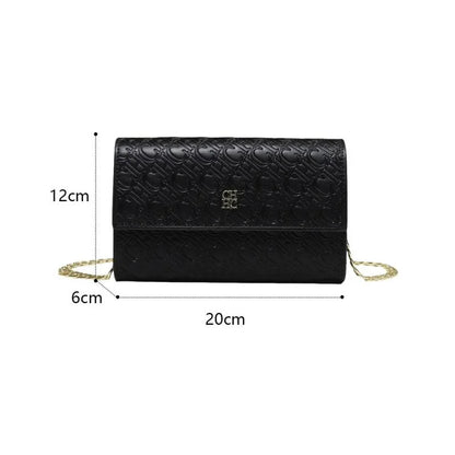 Fashion Women's Shoulder Bag with Letter Printing Design 2026 Festival Essential Versatile Women's Chain Bag