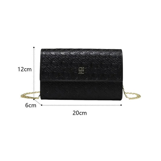 Fashion Women's Shoulder Bag with Letter Printing Design 2026 Festival Essential Versatile Women's Chain Bag
