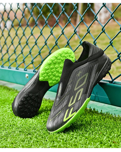 New Men's Football Boots Turf Comfortable Soccer Shoes Sport Ultralight Fg Grass Cleats Futsal Non Slip Indoor Adult Non-Slip