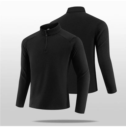2025 High-quality outdoor sports Inner lining autumn/winter warm long-sleeved stand-up collar Tops running fitness jackets
