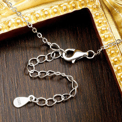 2mm Moissanite Necklaces for Women Long Bar Line Pendant Drop Y Chain Dainty Jewelry GRA s925 Sterling Silver Necklace
