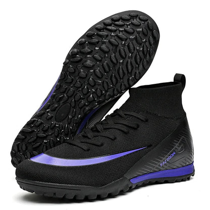 New Men Football Boots Match Long Spikes Soccer Shoes Cleats Boys Comfortable Training Sport Adult Breathable Outdoor Non Slip