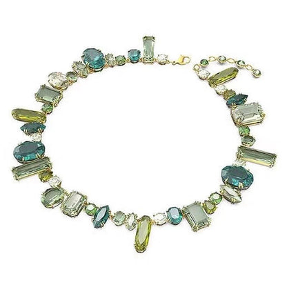 Candy Colorful Imitation Crystal Dopamine Unique Design Choker Necklace Bracelet Earrings, Jewelry for Women Bridal Gift