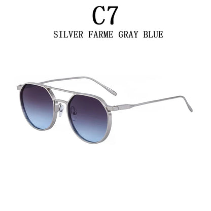 Vintage Punk Sunglasses For Men 2023 Retro Oval Steampunk Round Shades Luxury Lunette De Soleil Homme Gafas De Sol Hombre Lentes