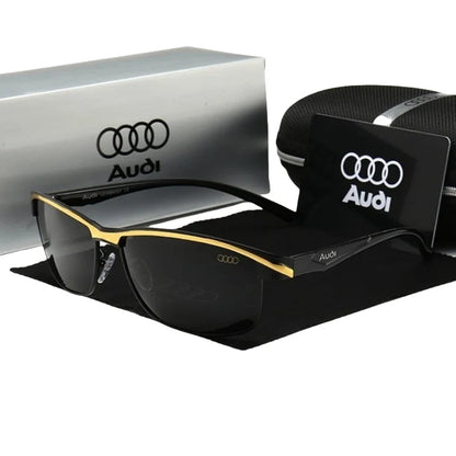 Luxury brands AUDI Sunglasses for Men Polarized Sun Glassesn UV400 Driving Motorcycle Outdoor Cycling Glasses AntiGlare Lens 551