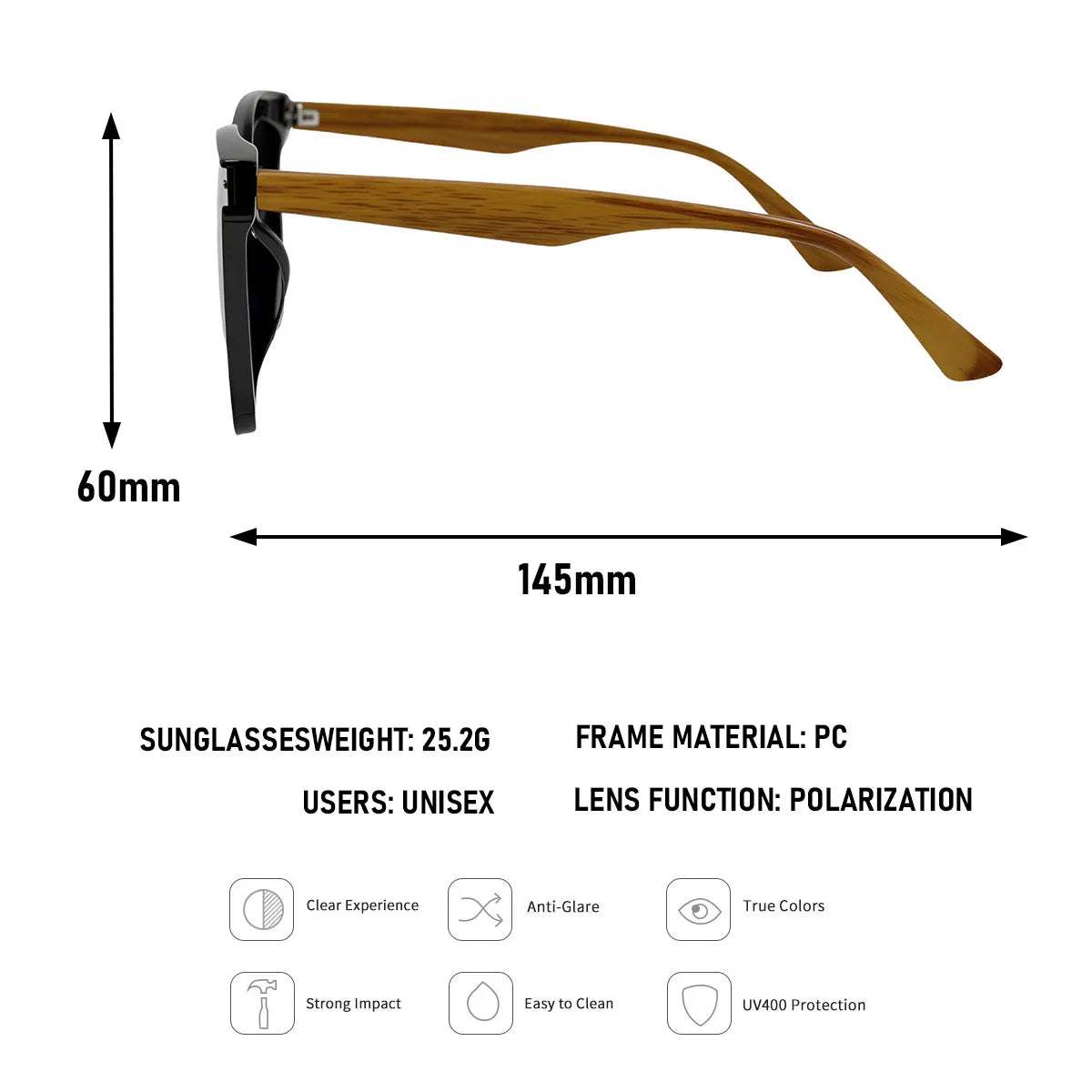 Retro Oversized Sunglasses Women Trendy Polarized Fashion Glasses UV400 Protection Luxe Lunette Soleil Femme Lentes De Sol Muje