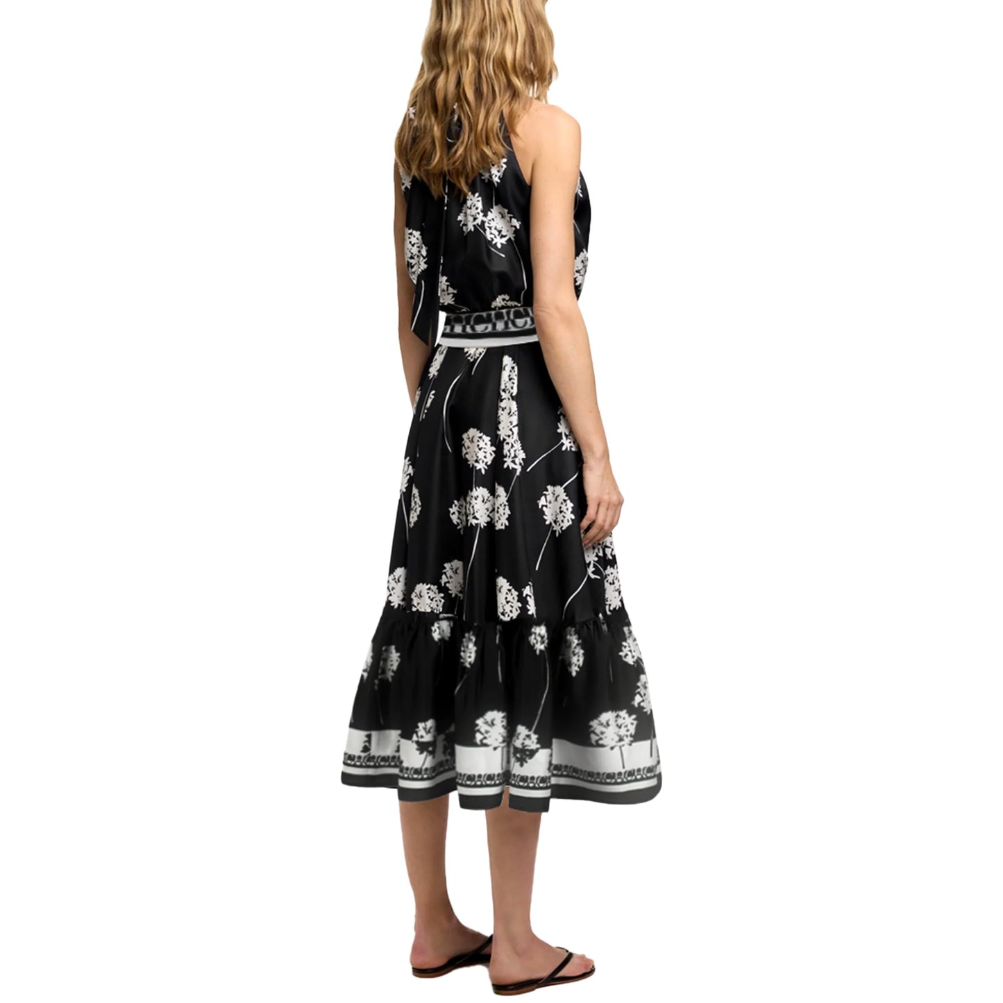 New 2025 Women Fashion Sleeveless Tank Dress Summer Elegant Sundress Femmel Slim Waist Lace-Up Vintage Midi Dress