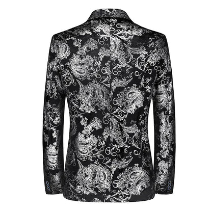 2026 New Men's Red Single-breasted V-neck Blazer Coat, Asian Fit Wedding Party Dress Jacket M-6XL New Arrivals