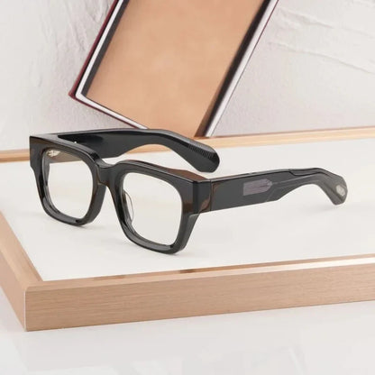 Retro Classical Sunglasses Men Square 10th Anniversary Limited Edition Acetate Handmade Japan Women UV400 with Case Gafas