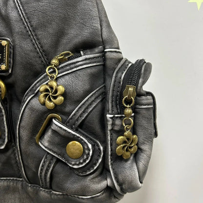 Women Handbags Soft Tote Bag Small Top-handle Fashion Satchel Multi-Pockets Leopard Shoulder Bag Hobos Phone Pack