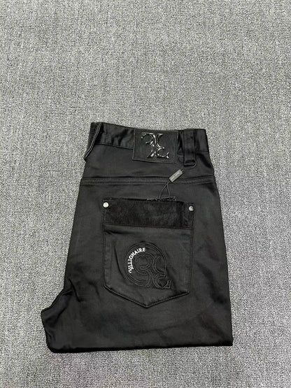 Jeans Men 2026 Spring Summer new fashion Embroidery comfortable elasticity outdoors Big size 34-42 Pants