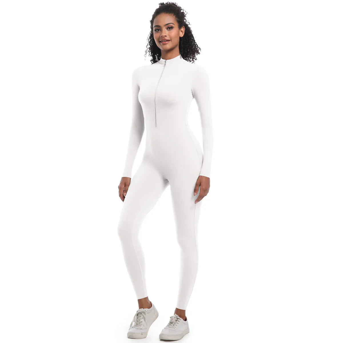 Women's Jumpsuit Women's Sports Shapewear Seamless Slim Fit Long Sleeve Sports Bodysuit  Fitness Sports Bodysuit Yoga Suit