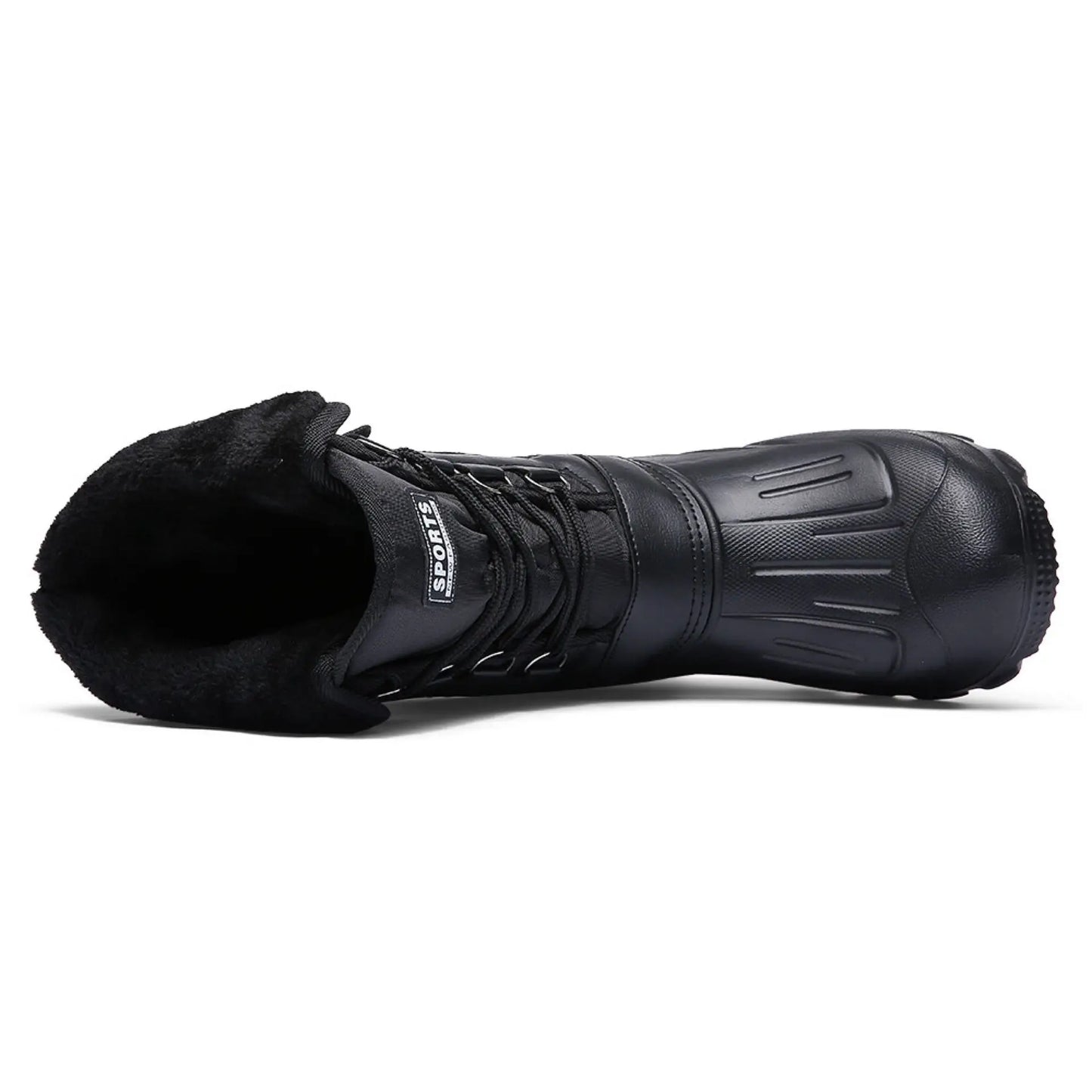 2025 New Men's Winter Boots Platform Men's Snow Boots Warm Thick Plush Waterproof Outdoor Fishing Work Boots Plus Size 40-46