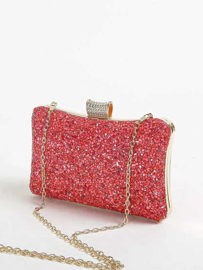 Mini Irregular Jewel Handheld Dinner Bag