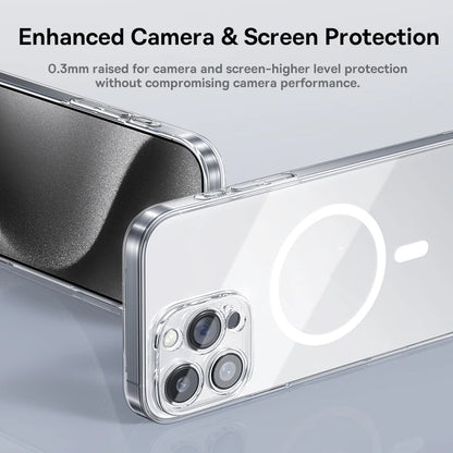 Magnetic Case for iPhone 17 16 15 14 Pro Max for MagSafe Wireless Charging PC Case for iPhone 13 12 11 Pro Max Funda Case