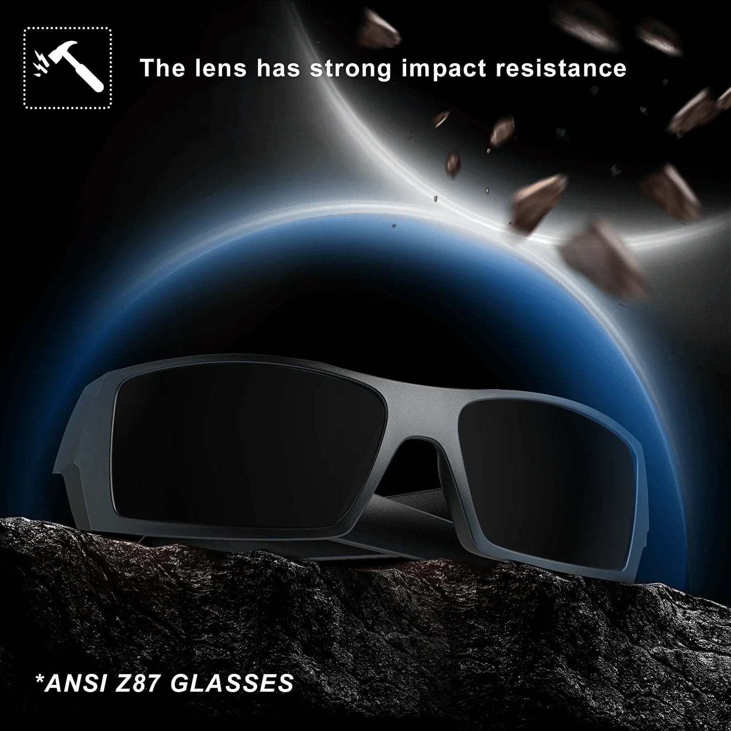 Z87 Polarized Sunglasses Men Women Wrap Around Sport Driving UV400 Retro Vintage Shield Safety Glasses 8231