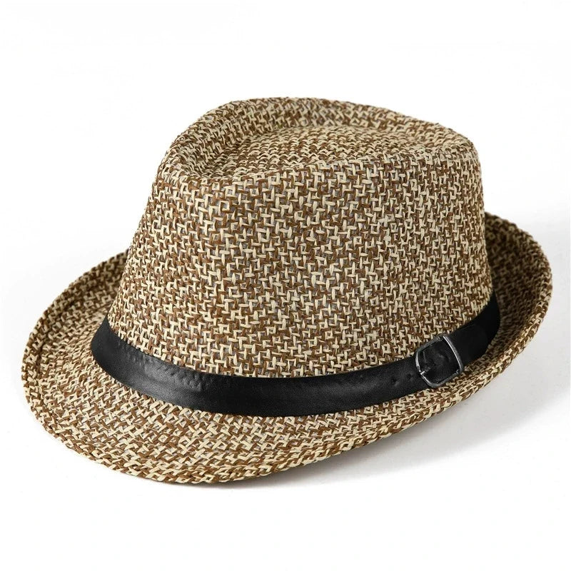 Summer New British Style Panama Hat for Men and Women, Gentleman's Jazz Hat, Breathable Beach Hat