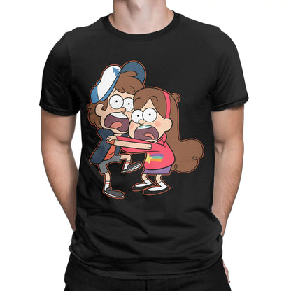 Men's Gravity Falls T Shirt  100% Cotton Clothes Amazing Short Sleeve O Neck Tee Shirt Unique T-Shirts