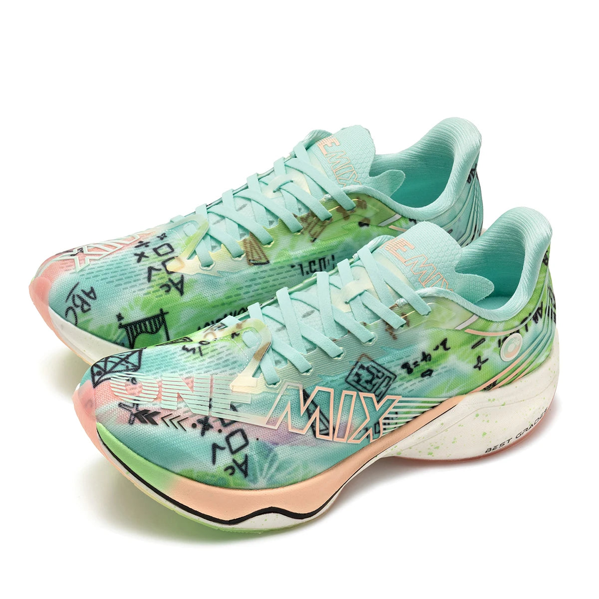 Marathon Carbon Plate Running Shoes Shock Absorption Ultra-light Sports Shoes Rebound Technology Outdoor Men Sneakers