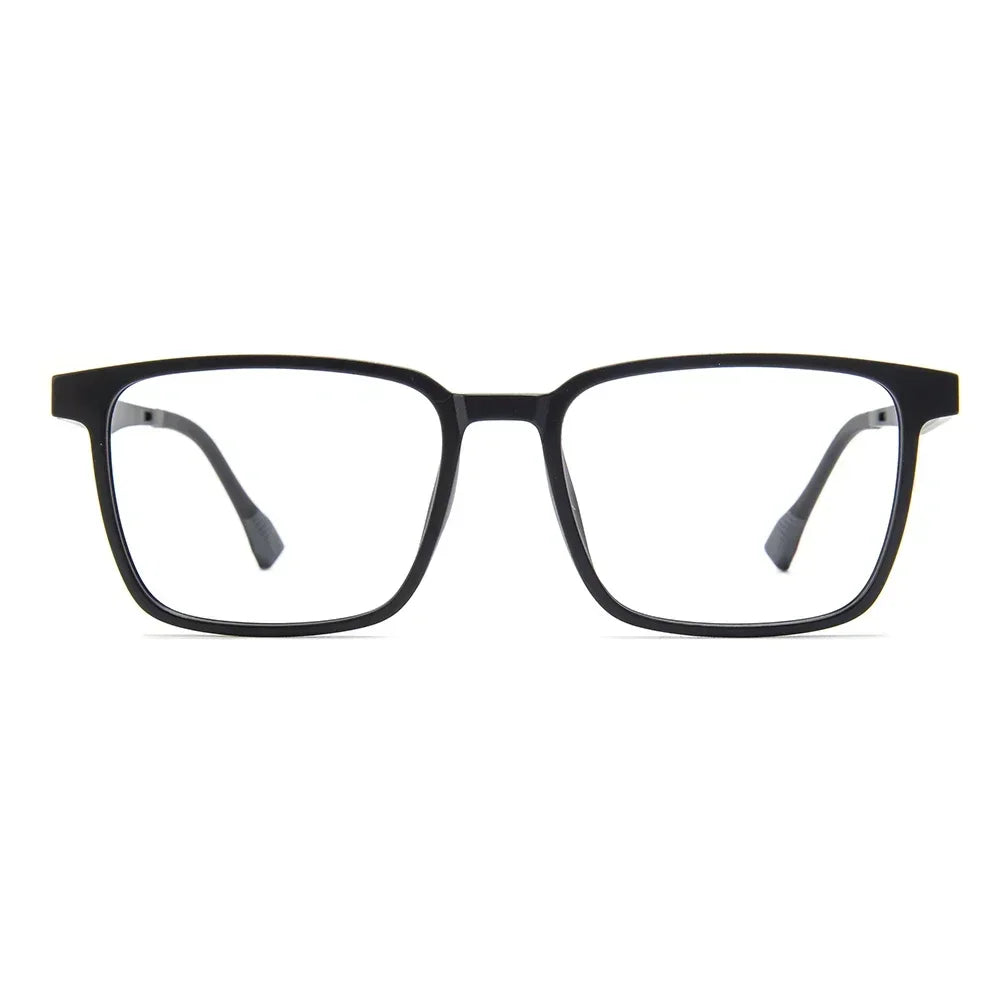 Gradient Men Flip Up Clip on Men Driving Polarized Oversized Optical Myopia Glasses Magnetic Eyeglasses For Women TJ2191