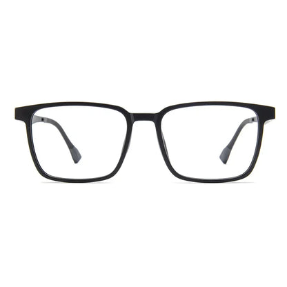 Gradient Men Flip Up Clip on Men Driving Polarized Oversized Optical Myopia Glasses Magnetic Eyeglasses For Women TJ2191