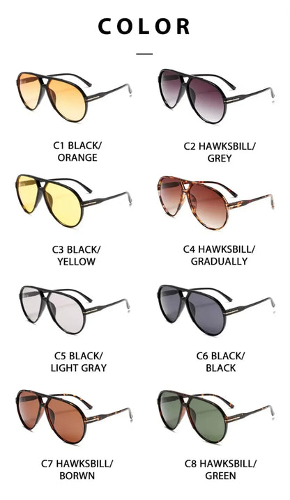 Fashion Designer Inspired Sunglasses Men Women Vintage Oversized Pilot Sun Glasses Retro Gafas Lentes De Sol Hombre Mujer