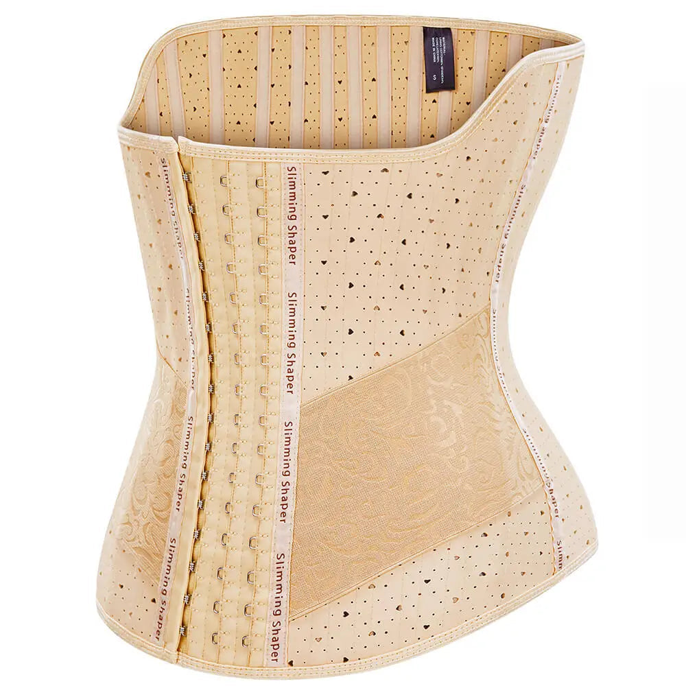 25 Steel Bones Latex Waist Trainer Body Shaper Long Torso Tummy Control Corset Shapewear Women Waist Cincher Slimming Belly