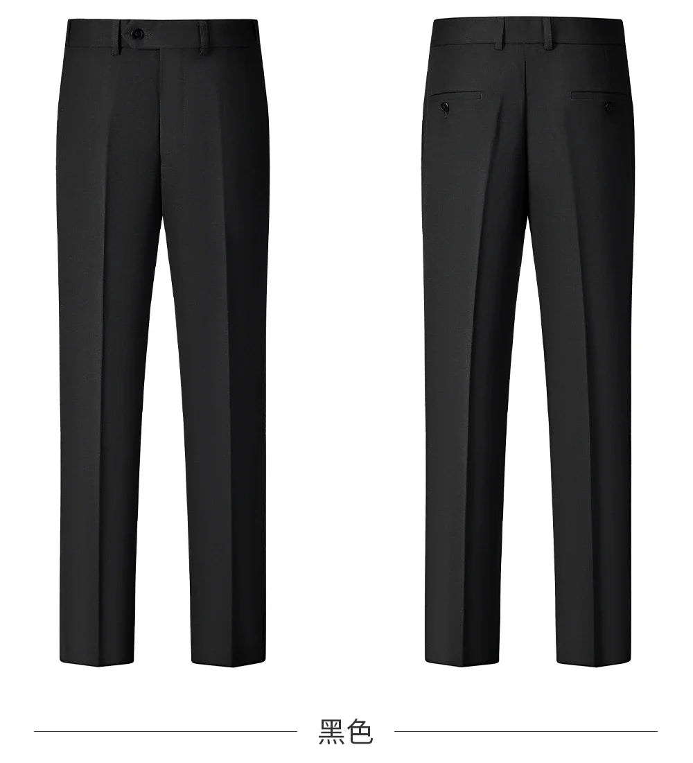 High-quality Groom Wedding Suit, Fashionable and Stylish Dress, Men's Business Double-Breasted Suit Set, Men's Three-Piece Set