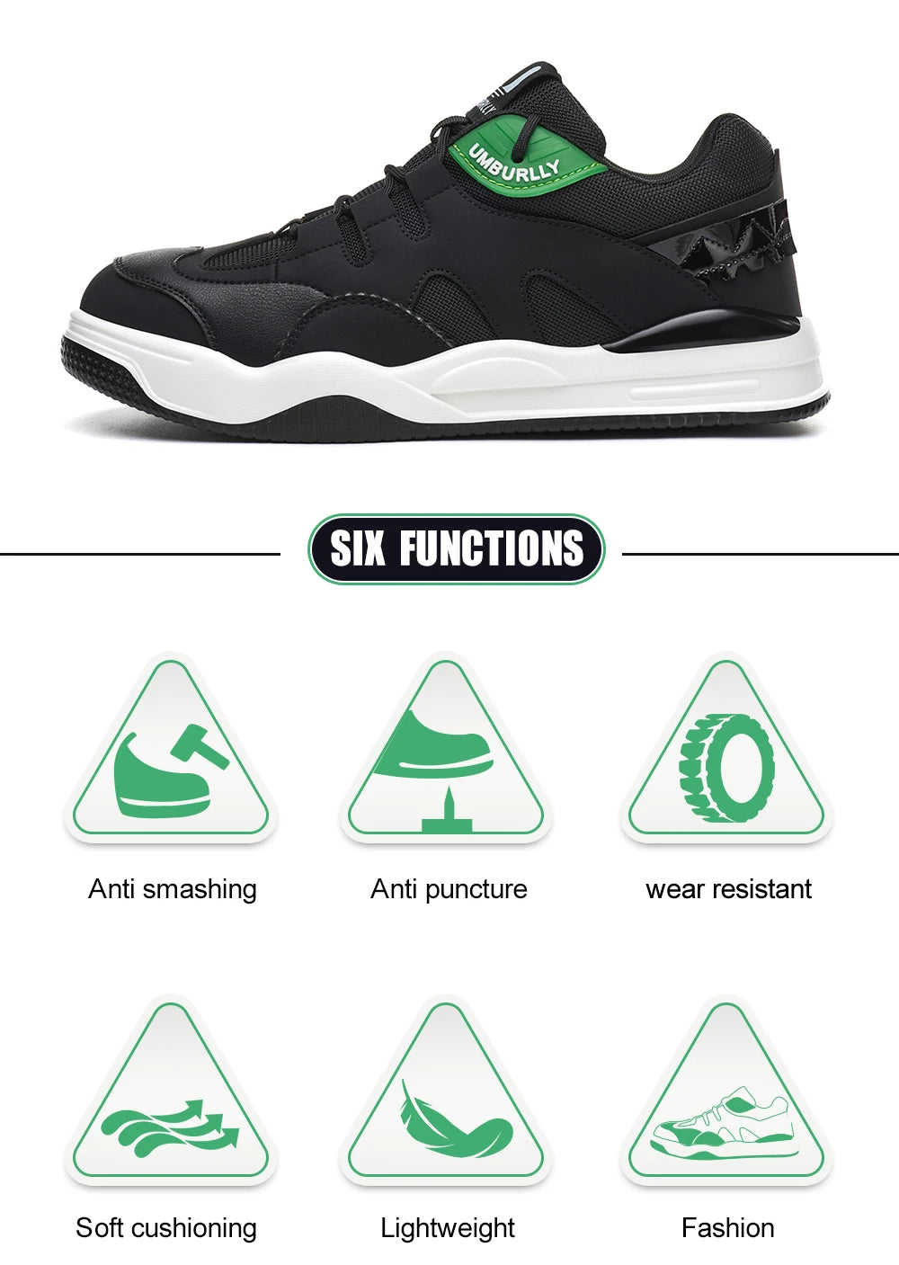 Fashion 2025 New Work Shoes Men Steel Toe Anti Smashing Indestructible Sneakers Splicing Design Comfortable Male Footwear