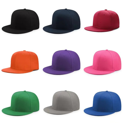 New Hot Sale Cap Plain Snapback Hat High Quality Adult Hip Hop Baseball Cap Men Women Outdoor Leisure Baseball Hat