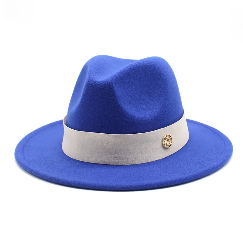 New Fedora Hat for Women Winter Elegant Fashion Formal Wedding Decorate Church Cap Panama Party Jazz Hat Chapeau Femme