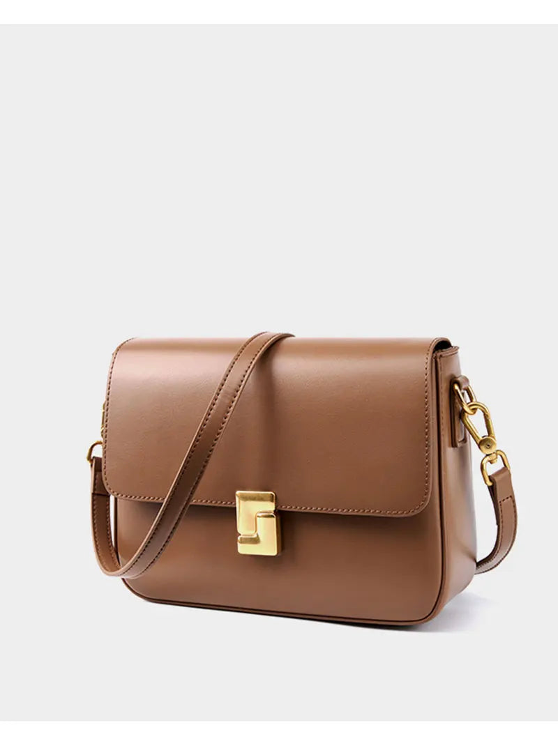 Luxury Genuine Leather Women Bag 2025 New Women's Shoulder Bag High Quality Cowhide Square Crossbody Bags Designer Handbags