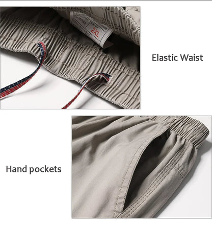 95%Cotton Men's Cargo Pants Summer Work Wear Spring New In Large Size Casual Climbing Joggers Sweatpants Hombre Autumn Trousers