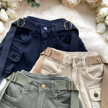 Women's High Waist Mini Skirt Y2K Denim Workwear Shorts Elastic Slimming Summer Hot Pants Trendy Plus Size Skirts for Ladies