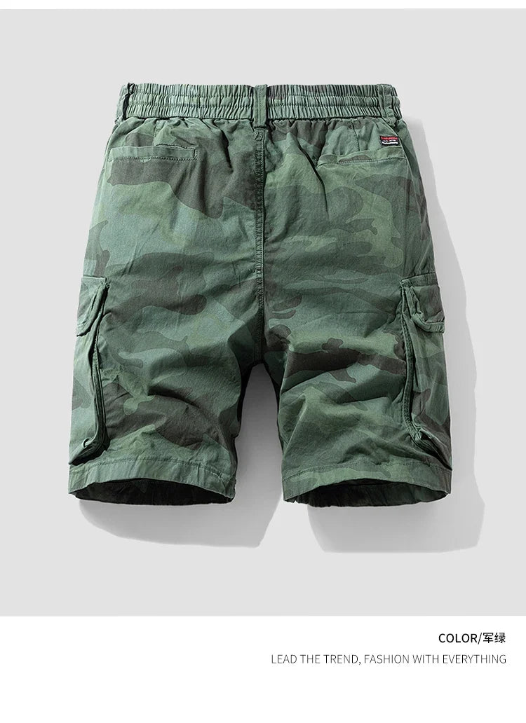 Sports Outdoor Casual Breathable Straight Leg 5 Inch Street Short Pants Men's New Summer Trend Brand Wide Loose Cargo Shorts