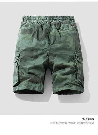 Sports Outdoor Casual Breathable Straight Leg 5 Inch Street Short Pants Men's New Summer Trend Brand Wide Loose Cargo Shorts
