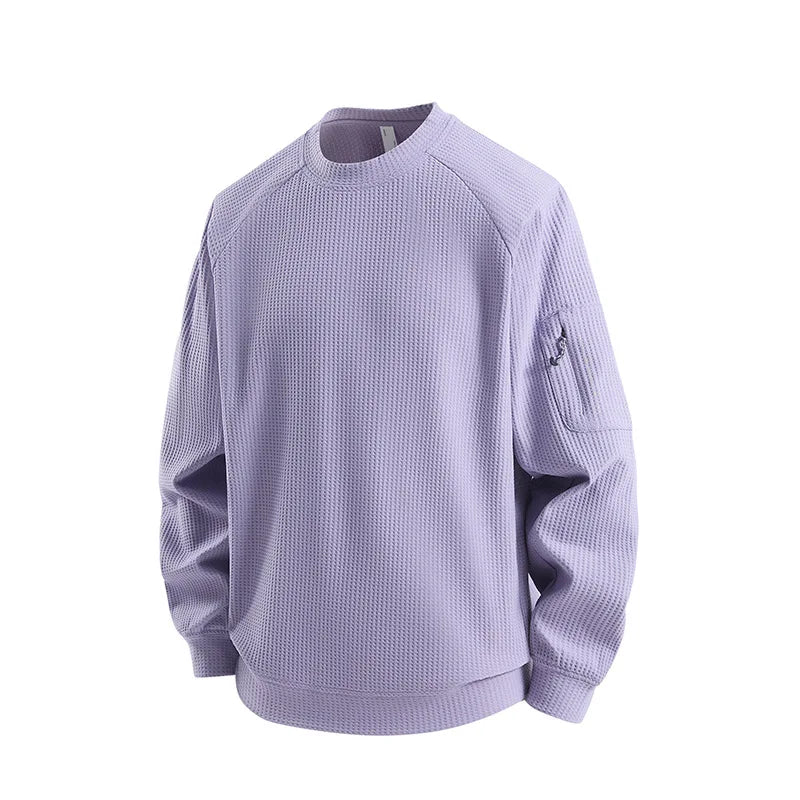 Outdoor Series: Classic Crew Neck T-Shirt with Moisture-Wicking, Quick-Drying & Antibacterial Tech for All-Weather Commute