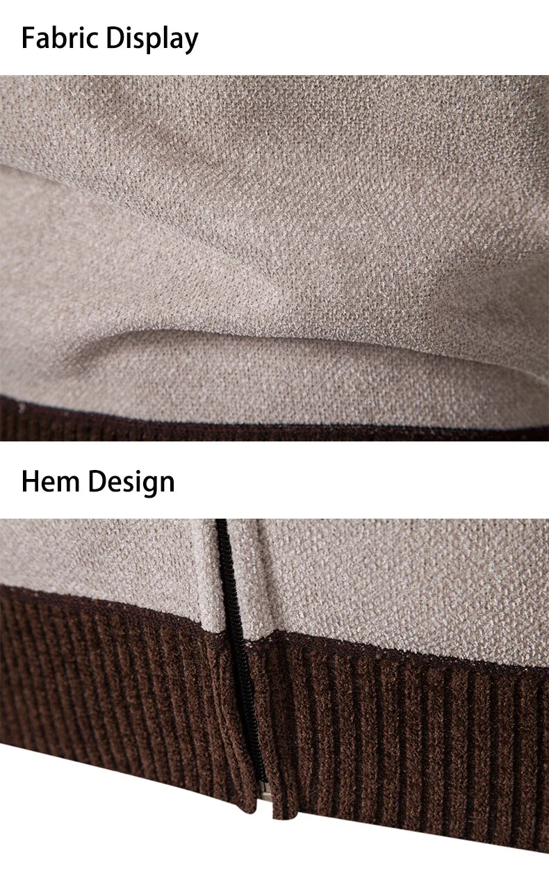Vintage Men Knitted Sweaters Cadigan Men's Casual Fashion Button Up Cardigans Jackets Autumn Winter Jumper Coat