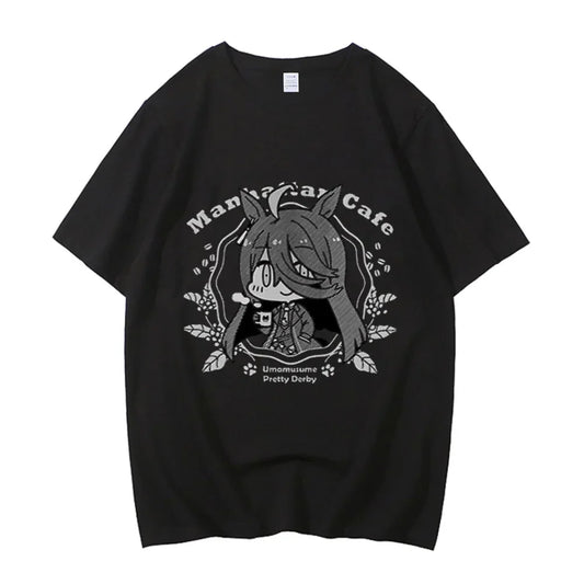 Japanese Game Umamusume T-Shirts Anime Men Women High Quality Cotton Tee Shirt Short SleeveT Shirt Tops
