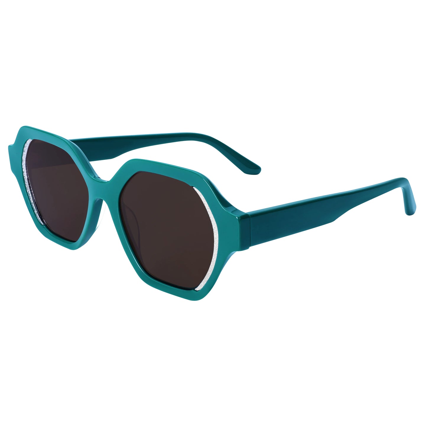 Fashion Rhinestone Cat Eye Acetate Sunglasses UV400 Protection Stylish Women's Sun Glasses